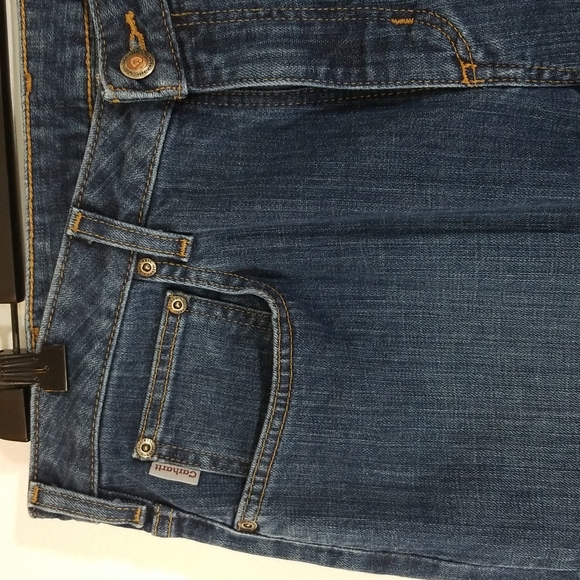 Carhartt Women's Blue Denim Jeans size 10 - Picture 3 of 10